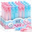 Gender Reveal Decorations, Mini Bubble Wands Party Favors for New Parents, 32 Pack Kids Birthday Supplies, Pregnancy Gifts Box for Expecting Mom, Girl Boy Baby Shower, Pinata Goody Bag Stuffers Filler
