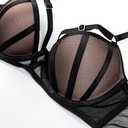 Women's Underwear Strap Design Small Chest Display Large Push-up Bra Retraction Adjusting Lace Bra, 75B
