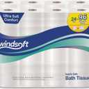Windsoft SOD418230 2-Ply Septic Safe Premium Bath Tissue - White (24 Rolls/Carton)