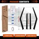 Rain Guard Fit for Hyundai Palisade 2026 Tape-on Side Window Deflector 4PCS