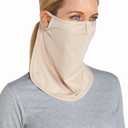 Coolibar UV Face Shield - UPF 50+ Sun Protection - Crestone in Beige