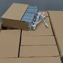 Meconard 24 Pack 6 Inch 5CCT Ultra-Thin LED Recessed Ceiling Light with Junction Box, 2700K/3000K/3500K/4000K/5000K Selectable, 1050LM Brightness Dimmable Canless Wafer Downlight, 12W Eqv 110W-ETL&FCC