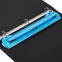 WorkLion Hole Puncher 3 Ring  Blue Portable Metal Hole Punch Single for Binder, 5 Sheet Capacity (1)