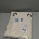 NICETOWN Natural Linen Curtains 84 inch Long 2 Panels Set, Grommet Top Thick Linen Burlap Semi Sheer Vertical Drapes Privacy Assured with Light Filtering for Bedroom/Living Room, W55 x L84