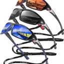 FAGUMA Sports Polarized Sunglasses For Men Cycling Driving Fishing UV400 Protection