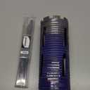 4-1/4" Pro Dry Core Drill Bit with Pilot Bit & 3 Adapters (SDS Plus/SDS Max/1/2 Hex), Upgraded Blade Core Bits for Concrete with Rebar, Masonry, Brick, Mortar - 9.5" Depth, 5/8"-11 Thread