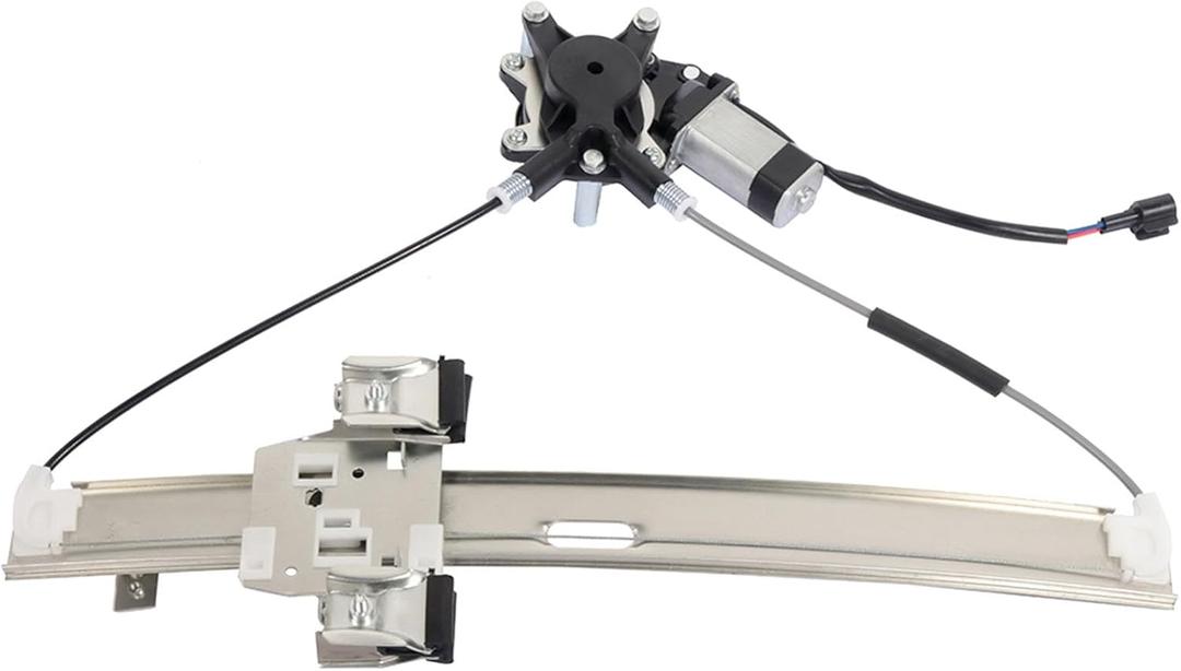 Power Window Regulator with and Motor Front Left Driver Side fits for 2005-2010 for Dodge Dakota 2006-2008 for Mitsubishi Raider 2011 for Ram Dakota 748-114 55359567AA