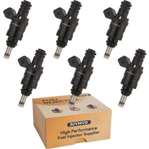 7546245 OE 3.0 Fuel Injectors,Compatible with/BMW 330Ci 330Xi 330i 2001-2006,Compatible with/BMW 3.0L 530i X3 X5 |2 Holes| |Set of 6|