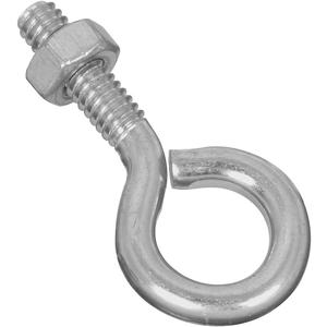 QWORK Machinery Eye Bolt, 4 Pack 1/2" -13 x 1-1/2" Marine Grade 304 Stainless Steel Shackle, Lifting Ring Threaded Eyebolt Shoulder Eyebolts