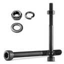 (20 Sets) M5 x 90mm Hex Socket Head Cap Screws Bolts and Nuts, Flat & Lock Washers Kits, 12.9 Grade Alloy Steel, Allen Socket Drive,Black Oxide Finish, with Hex Spanner