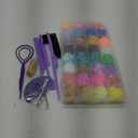 32 Colors Small Hair Rubber Bands with 16 Hair Styling Tools, 2000 Pcs Elastic Girl Baby Hair Ties Mini Hair Bands with Hair Elastic Cutter Hair Accessories Xmas Stuff for Girls Baby Toddlers Kids