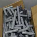 Fshibila 74" 50" Large Baby Playpen, Baby Playard for Babies and Toddlers, Baby Fence Play Pens for Indoor & Outdoor, Sturdy Safety Play Yard with Soft Breathable Mesh, Anti-Fall, Grey