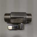 DERNORD Stainless Ball Valve - 3/4 Inch NPT Thread Male Small Mini Ball Valve (3/4" Male&Male)