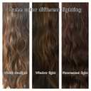 SAPPHIREWIGS Glueless Headband Wig Loose Body Wavy Synthetic Hair Wigs for Black Women Wave None Lace Front Wigs Mix Brown Color Machine Made Wigs 150% Density 26inch