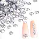 Canvalite 25000Pcs Resin Jelly Rhinestones for Crafting, Clear Flatback Gems, Bedazzling Crystal with 5Pcs 2.5g B7000 Jewelry Glues and Tweezers and Dotting Pen for DIY Crafts Clothing Shoes Nail Art