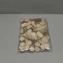 300 Pcs Unfinished Wood Circle Round Disc Blank Natural Wooden Cutout Ornaments for Decoration DIY Craft Art Supplies (Round 1 x 1 x 0.12 inches)