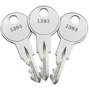 3-Pack 1393 Keys Compatible with Ademco, ADT, Honeywel, First Alert, Security Alarm System Panel
