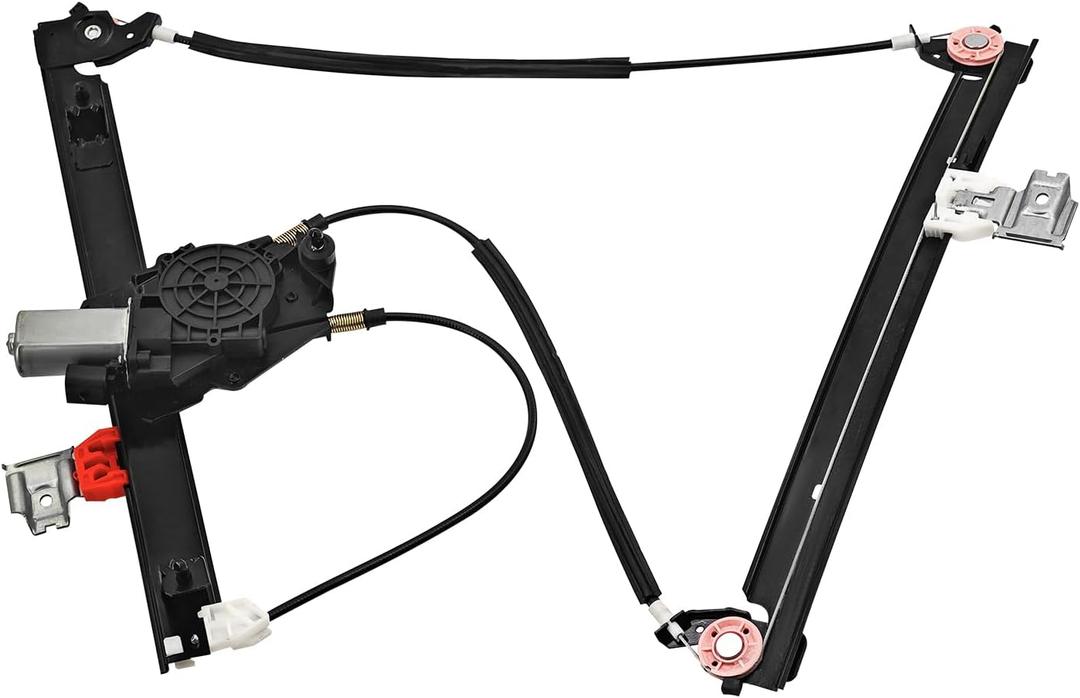 Rear Right Window Regulator w/Motor Compatible with Maserati Quattroporte M139 2003-2012 Replace# 84934400, 66945400