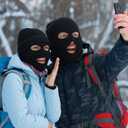 Shihanee 3 Sets / 1 Set Balaclava Ski Mask Beanie Hat Knitted Winter Warm Mask for Cold Weather Outdoor Sports Unisex, 2 in 1 (Black)
