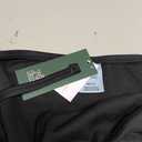 SOLY HUX Women's Bandeau Bikini Top Ruched Strapless Tie Back Swimsuit Bathing Suit Tops (Plain Black), Size: Small 4-6