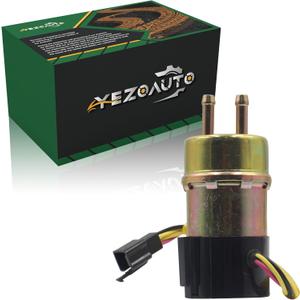 Fuel Pump 4 Wires 12V for Suzuki Marauder VZ800 Kawasaki Vulcan 1500 Voyager XII 1500 L ZG1200B VN1500 15100-21E01 49040-1063(1/4" In/Outlet)