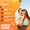 Dog Allergy Relief - 120 Count - Dog Allergy Chews Dog Itching Skin Relief for Seasonal Allergies - 10-in-1 Soft Dog Anti Itch Relief for Dogs Probiotics for Skin & Coat Supplement - Chicken Flavor