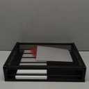 Coffee Pod Holder Counter Coffee Vertuo Capsules Storage Organizer with Sliding Drawer Compatible For 35 K-Cup Pods No Assembly Needed Black