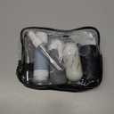 18pack Travel Bottles for Toiletries,TSA Approved Silicone Travel Containers for Toiletries,Leak Proof Refillable Liqus Shampoo And Conditioner travel Essentials toiletry Bottles (Gray)