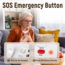 Big Button Phone for Seniors,10 One-Touch Dialing Corded Landline Telephone