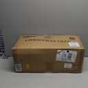 Artificial Christmas Trees Flocked Snow White Xmas Tree 4ft