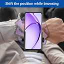 Wristband Phone Holder, No Screen Blocking, 360° Rotating Wrist Phone Mount, Memory Lock, Quick Release, for Android, iPhone 17/16/15/14/13 Pro Max/Pro/Mini/12/11/SE/Xs/XR/8 Plus, Fits 4–6.7" Phones