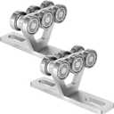 Hoist Trolley for PA200-1000 Electric Hoist 6 Wheel Trolley Assembly for use with Unistrut 1-5/8" Wide and All 1-5/8" or Taller Strut Channel,Suitable for Garage Hoist Systems