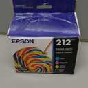 EPSON 212 Claria Ink Standard Capacity Black & Color Cartridge Combo Pack (T212120BCS) Works with WorkForce WF2830, 2850 and Expression XP4100, 4105