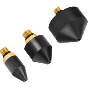 3PCS 1/8-Inch Rubber Tip Set for Air Blow Gun