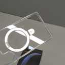 TORRAS Clear Magnetic Stand Case for Samsung Galaxy S25 Ultra, [Fit for Magsafe] [Military Grade Drop Tested] Ring Shockproof Translucent Slim Protective Case