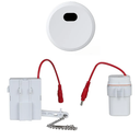 Automatic Toilet Flusher Kit, Touchless Motion Sensor Flush for Toilet, 12” Sensor Range, Battery-Powered, Easy Install, Compatible with Most Toilets CN27B KERDE