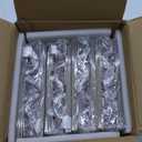 EHWINE 24 Pack Acrylic Sign Holder 4 x 6, Double Sided Gold Picture Frame Stand up Table Top Sign Holders, Clear Display Stand Menu Flyer Holder for Wedding Party