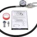 High Pressure Oil System IPR Air Test Tool Special Kit Compatible with Ford 6.0L & 7.3L Powerstroke Diesel Engines, Heavy-Duty Air Test Fitting for HPOP Leak Diagnosis