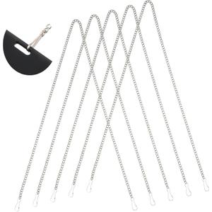 5Pcs 31" Stained Glass Chain for Hanging Picture Suncatcher Chain and Hooks, 31.5 inches (80 cm) in length