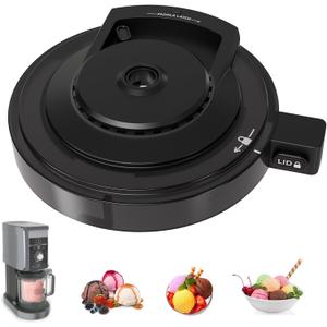 Outer Bowl Lid for Ninja NC500 Ice Cream Maker, Reusable Creami Replacement Lid, Creami Accessories Compatible with NC500/NC501 Series (NO Paddle), Dishwasher Safe, Perfect Fit