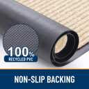 OLANLY 2-Pack Front Door Mats 35x23, Waterproof Heavy-Duty Doormats
