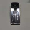 Door Stop Alarm, Door Stopper with 120DB Security Alarm, Floor Wedge Doorstop for Travel Apartment Home House (Black)