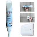 Tile Grout Repair Kit (Grey 8.8 Oz - 250 Gr), Four-Way Use, Repair, Repaint, Fill The Gaps, Fast Drying, Odorless, Waterproof And Pre-Mixed Grout Pen For Shower, Kitchen, Pool, Bathroom