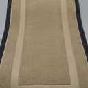 OLANLY Front Door Mat Indoor Outdoor Entrance, Waterproof All-Season, All-Weather Doormat, Sturdy Natural Rubber, Fade Resistant, Low Profile, Easy Clean Patio Porch Entryway Mat, 30x17, Beige