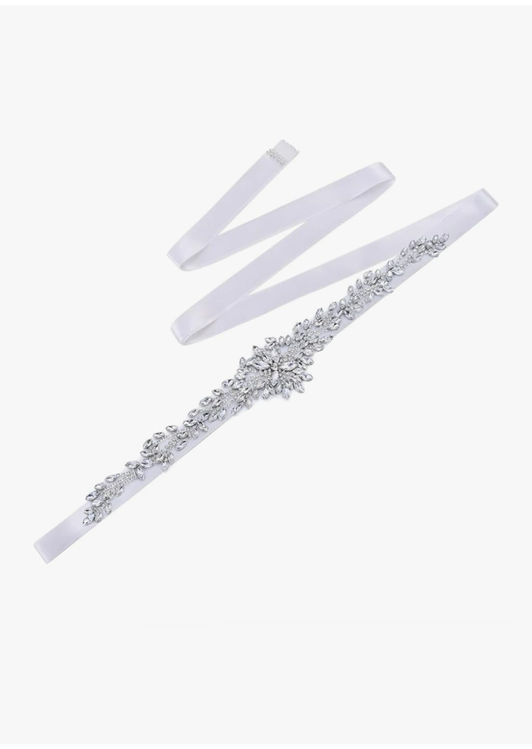 Wvapzxx Wedding Belts Bride Beaded Bridal Dress Sash Luxury Rhinestone Jewel Women's Accessories Gown Decoration Girdles