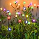 TONULAX Solar Garden Lights, Starburst Swaying Light - Swaying When Wind Blows, Solar Lights Outdoor Decorative, Color Changing RGB Light for Yard Patio Pathway Decoration(6 Pack)