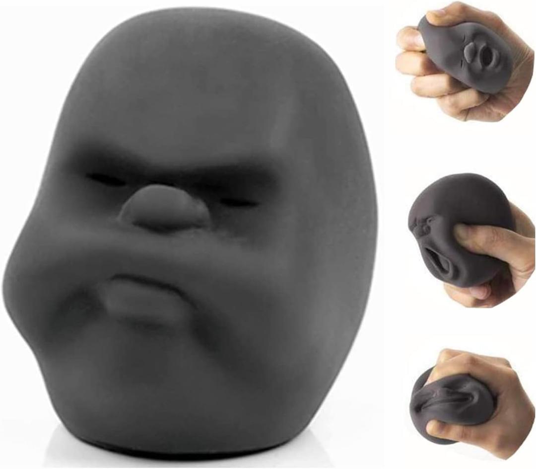 Squishy Fidget Sensory Stress Human face Toys for Adults Teens Kids,Decompression Anxiety Relief Toy,Funny Gift for Birthday,Christmas,Stocking Stuffer Gift