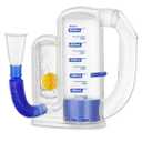 Breathing Exercise Device for Lungs, Lung Exerciser Device – 5000ml Volumetric Deep Breathing Trainer with Flow Rate Indicator for Respiratory Health & Recovery