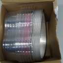 Fainne 12 Sets Mother's Day 5" Aluminum Foil Heart Shaped Cake Pans with Clear Lids 225 ml/ 7.92 oz Heart Cake Pan Mini Mother's Day Containers Disposable Dessert Baking Containers (Pink)