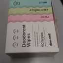 Dew Well - Deodorant Wipes Variety 50 Pack (Mint, Rose, Cucumber)